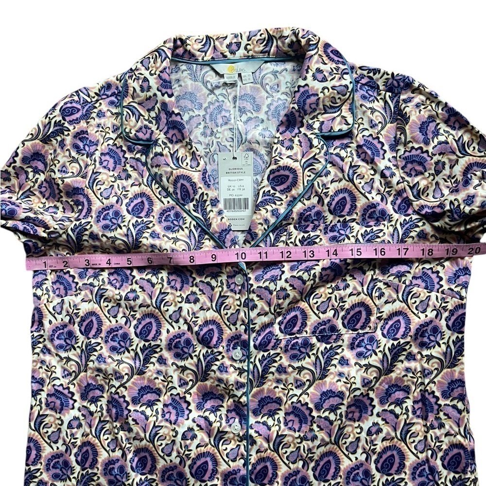 NWT Boden Janie Longline Pyjama Shirt Size 6 - Picture 5 of 8